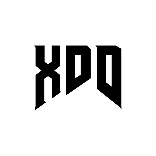XDD letter logo design for technology company XDD logo design black and white color combination XDD logo XDD vector XDD design XDD icon XDD alphabet XDD typography logo design