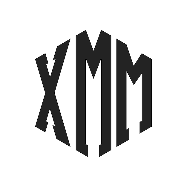 XMM Logo Design Initial Letter XMM Monogram Logo using Hexagon shape