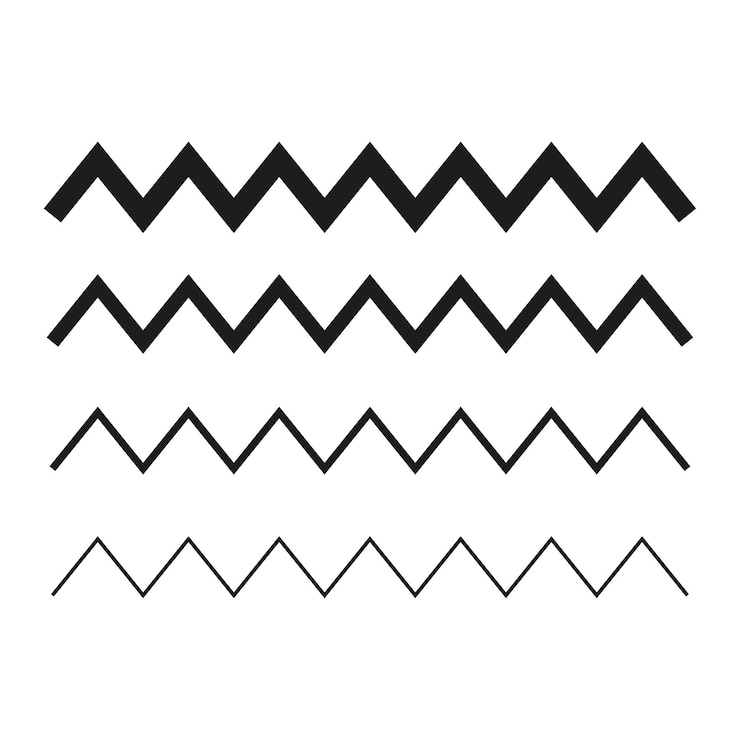 Vektor zig zag shape vector illustration eps 10 stock image