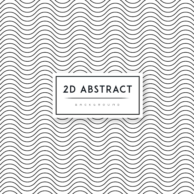 2-D Vector Abstract Black and White Background Pattern