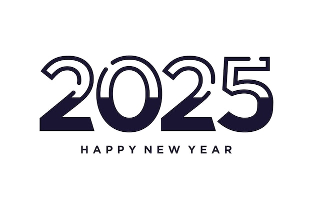 2025 design element vector idea with creative modern style