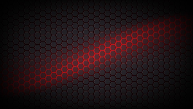 3D Abstract Hexagon Plates Game Back Template