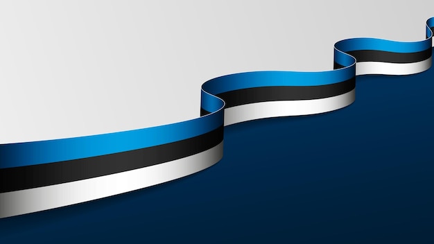 3d background with flag of estonia an element of impact for the use you want to make of it