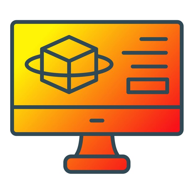 3d Modeling Icon