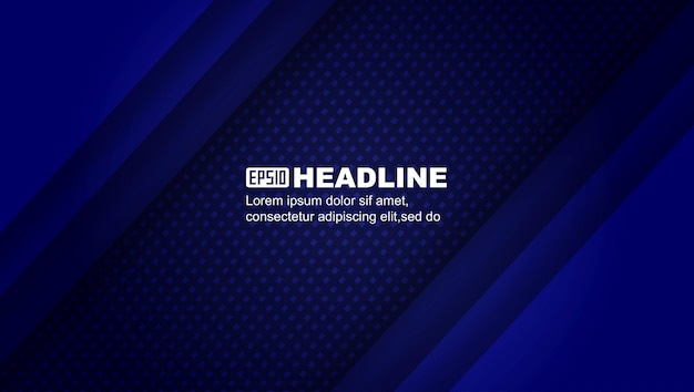 3D rendered blue stripe with granular business tech sense vector background