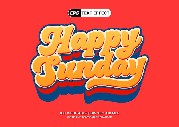 3d text effect design editable creative