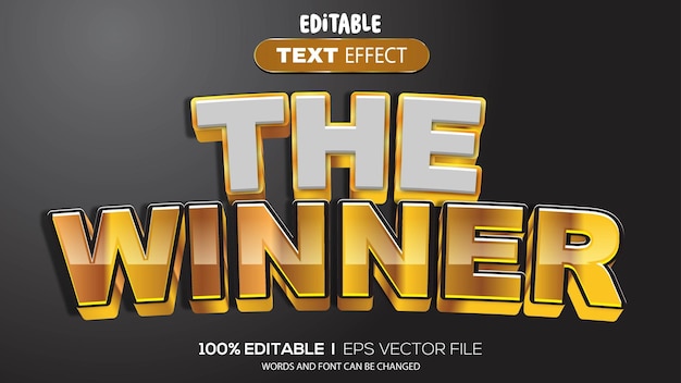 3d text effect sports theme