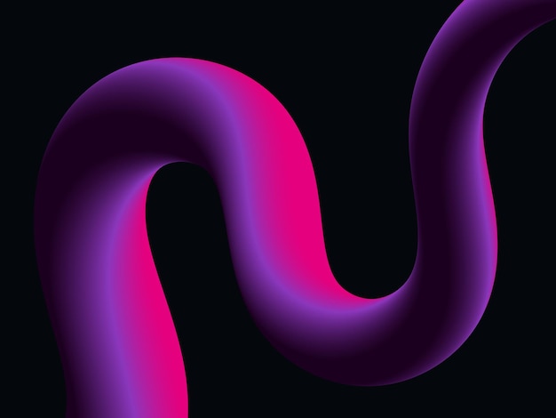 3d vector of fluid gradient background premium download