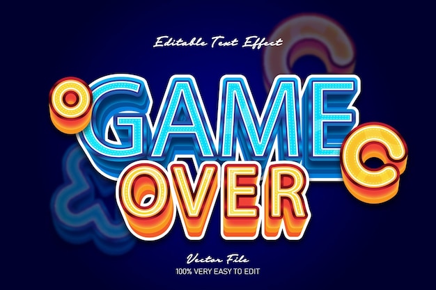 3d vector text effect fully editable high quality
