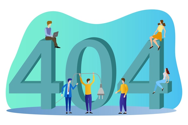 404 page errorthe concept of error of the web site