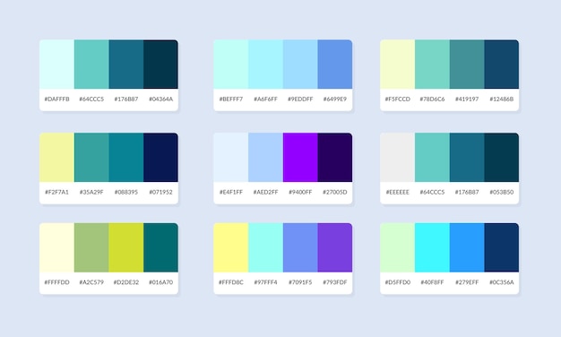 72 pantone colour palette catalog samples color swatch set of abstract color palette banner