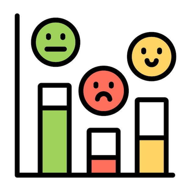 a beautiful design icon of feedback graph
