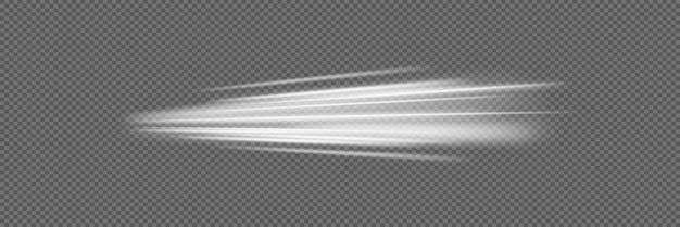 A beautiful flash of glow and special effect a line of speed Magic of moving fast laser beams neon light