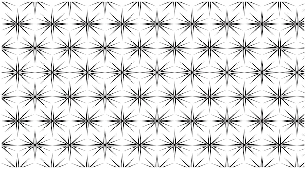 a black and white abstract pattern with circles and dots