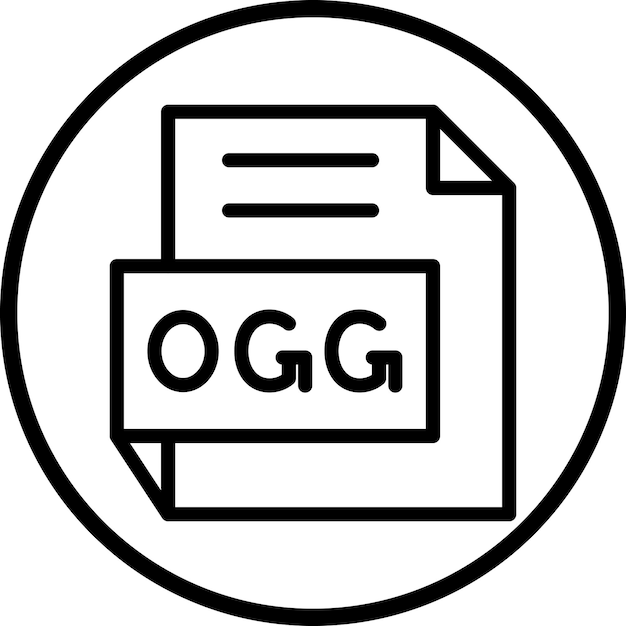 a black and white circle with a white circle with the word  o  on it
