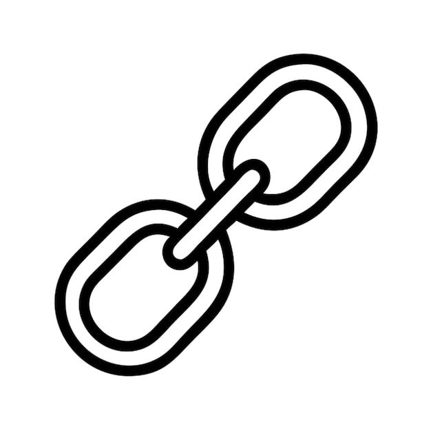 a black and white image of a chain and a chain