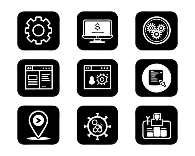 a black and white image of a computer monitor and a black and white background