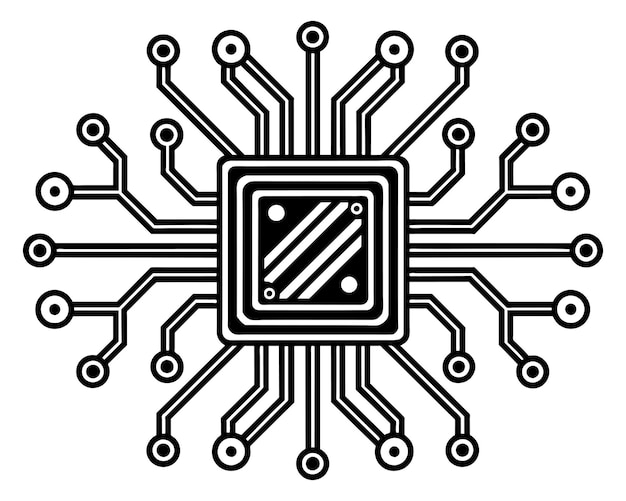a black and white image of a geometric design with the number 3 on it