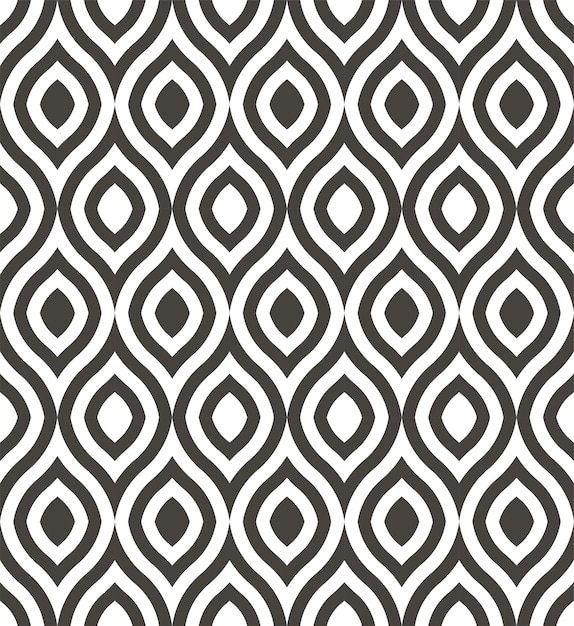 A black and white pattern with diamonds