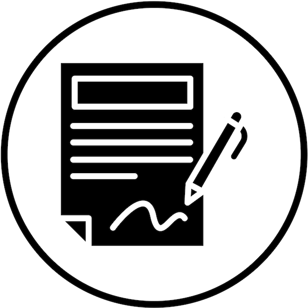 a black and white photo of a pen and a paper with a pen in it
