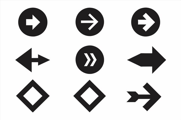 a black and white sign that says arrows and arrows