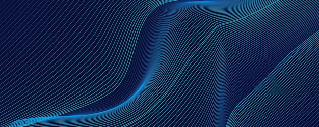 a blue abstract background with a wavy pattern
