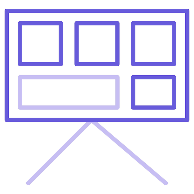 a blue and purple picture of a screen with the words  blank  on it