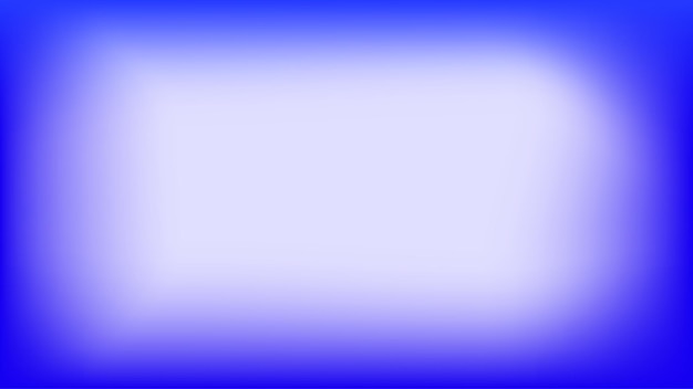 a blue and purple screen in a purple background with a white border