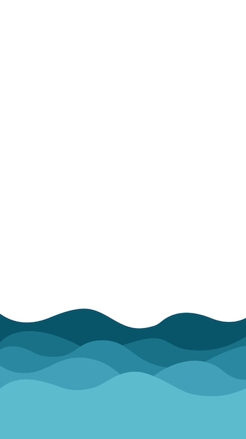a blue and white ocean with a white background with the words  the ocean