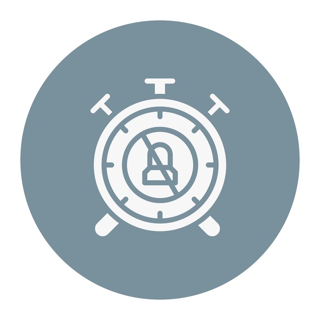 a blue circle with a screw and a screw in it