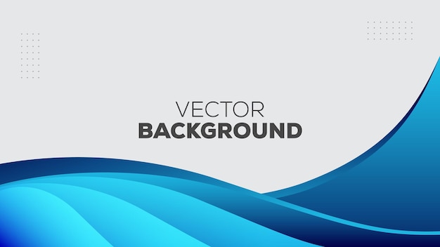 a blue wave with a white background with a place for text in the middle