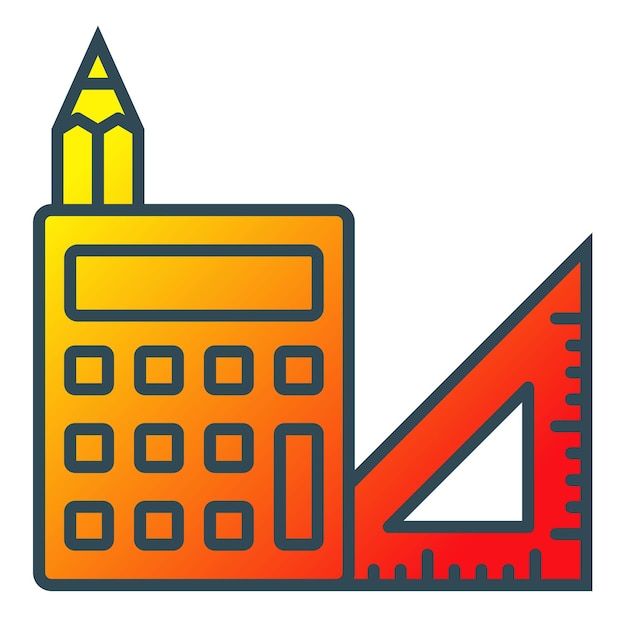 a calculator with a ruler in the middle