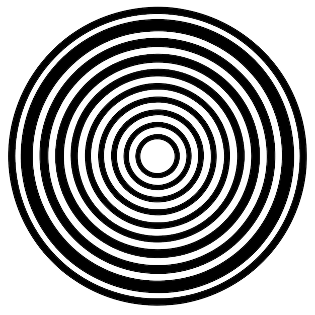 a circle with a black circle that has a circle in the middle