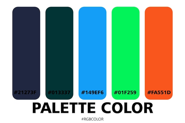 a collection of accurately color palettes with codes, perfect for use by illustrators
