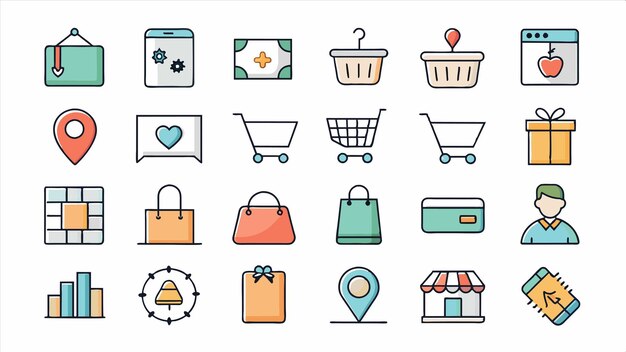 a collection of different items including shopping shopping and shopping