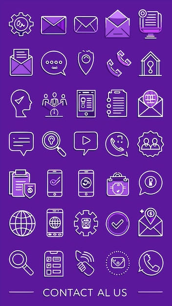 a collection of icons with the word world on them