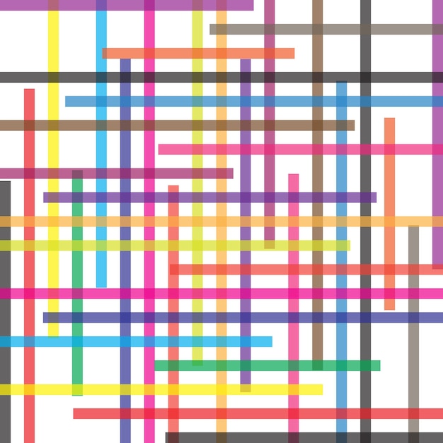 a colorful design with many colors and lines