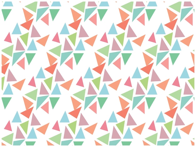 a colorful pattern with triangles on it