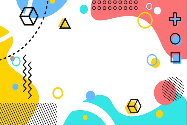 a colorful picture with a black and white background with a colorful design