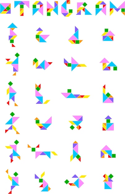 A colorful set of letters with the letters e, e, and h