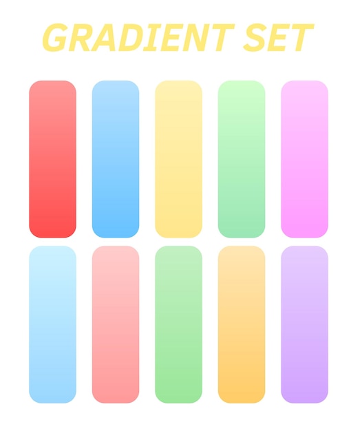 a colorful set of nail set set with different colors
