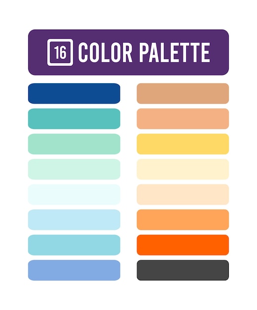 a colorful square with the color color of the color