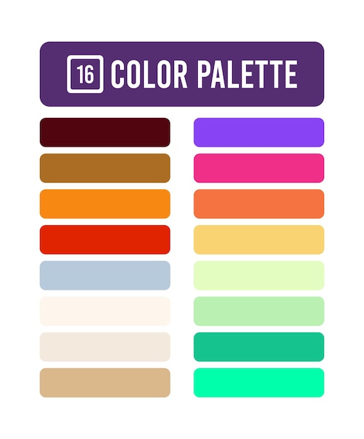 a colorful square with the color color of the color