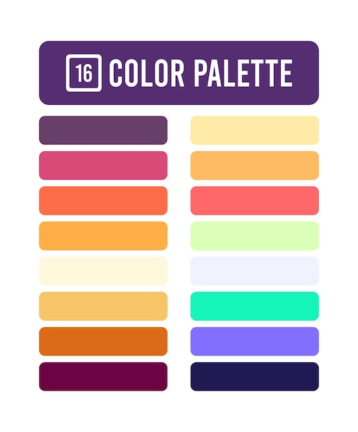 a colorful square with the color color of the color