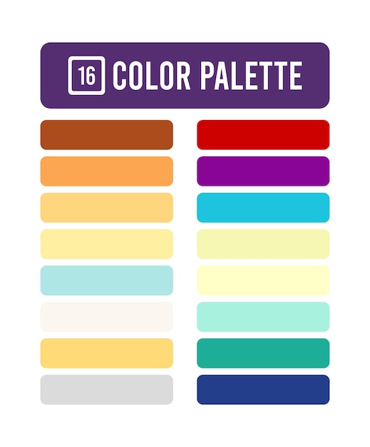 a colorful square with the color color of the color