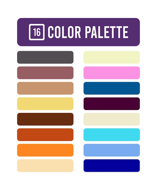 a colorful square with the color color of the color