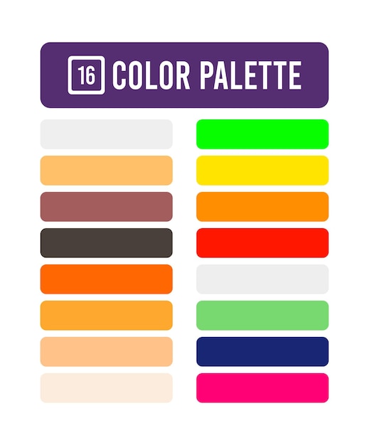 a colorful square with the color color of the color