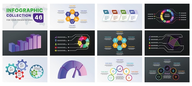a comprehensive infographic set with modern design elements including charts flowcharts and icons perfect for business presentations marketing strategies and project planning