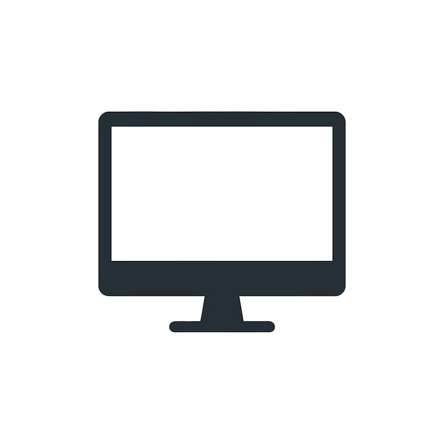 a computer monitor with a black screen that says quot the screen quot