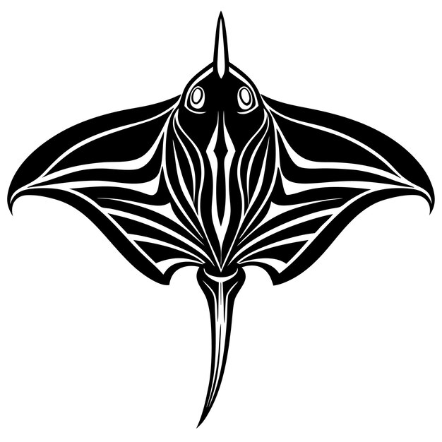 a drawing of a bat with a pattern of a dragonfly on it